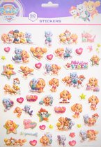 PAW Patrol Skye - PAW Patrol Stickers - PAW Patrol speelgoed - Bubbel stickers - Puffy Stickers - 3D stickers - Schoencadeautjes - Sinterklaas cadeau