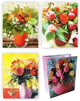 24 grote cadeauzakjes 17319 bloemen cadeauzakjes voor verjaardagscadeautas