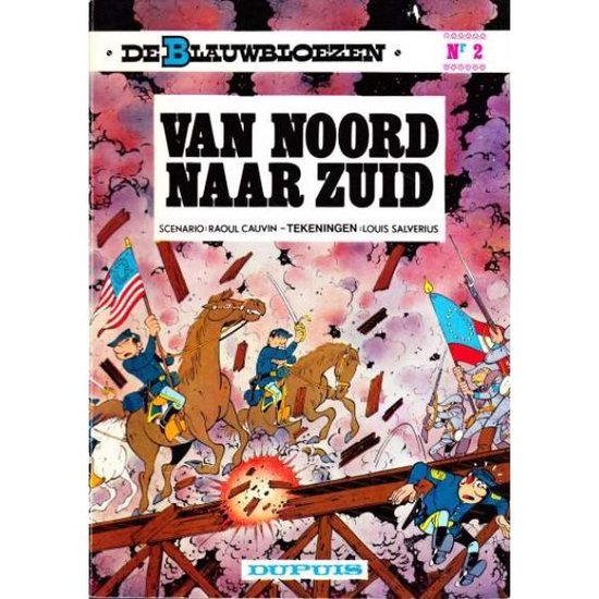 Cover van het boek 'Blauwbloezen 02 Noord Naar Z' van  Onbekend