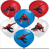 SPIDERMAN-3-KLEUREN-LATEX-BALLON