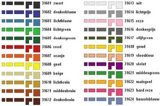 Koppeling aansluiten Vermeend Ministeck assorti doos - 24 kleuren inclusief glow in the dark - 1 kg |  bol.com