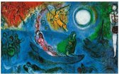 Kunstdruk Marc Chagall - Il concerto, 1957 80x60cm