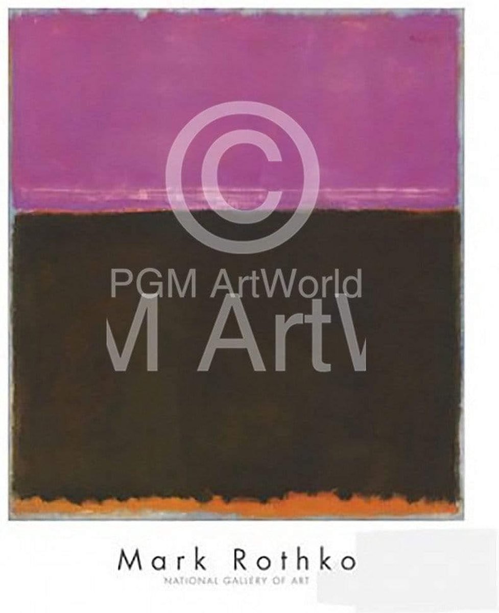 PGM Kunstdruk Mark Rothko - Untitled, 1953 71x86cm Divers