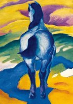 Franz Marc - Blaues Pferd II Kunstdruk 21x29,7cm