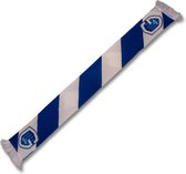 KRC Genk blauw/wit gestreepte sjaal met logo