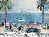 Raoul Dufy - Promenade a Nice Kunstdruk 80x60cm