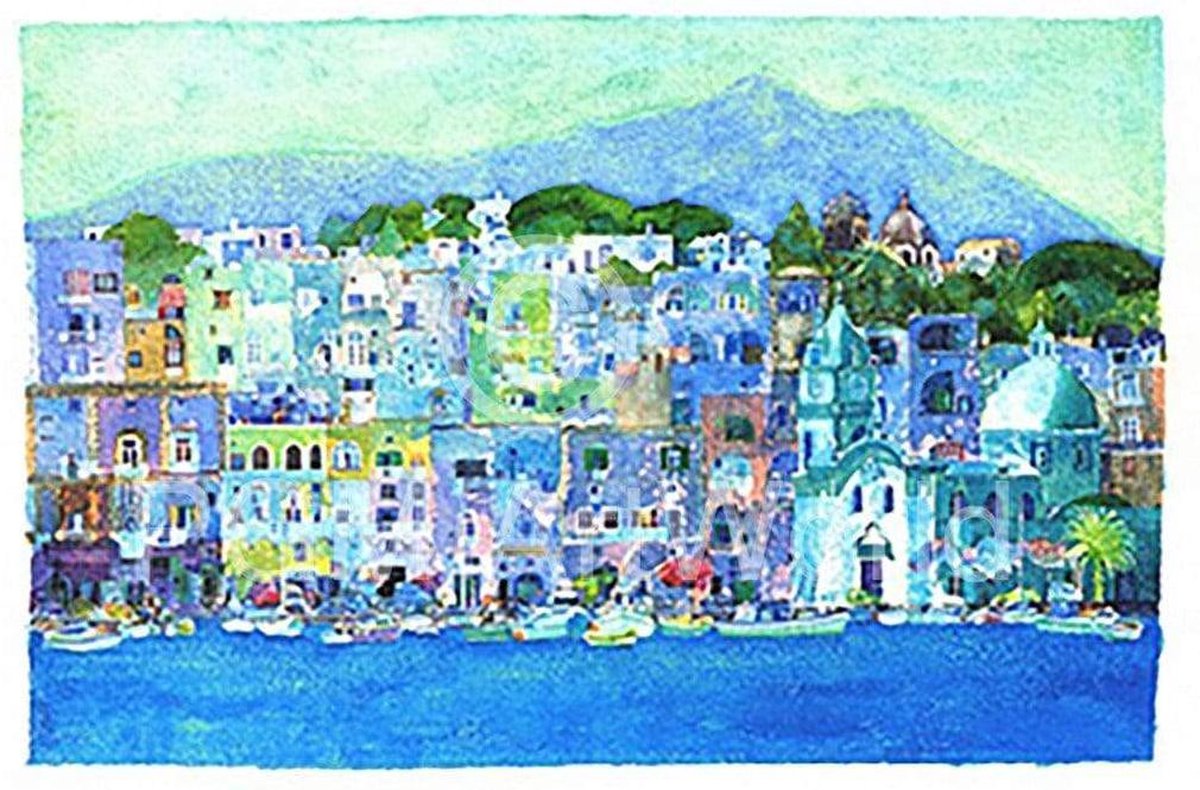 PGM Kunstdruk Ralf Westphal - Procida / Kampanien 100x70cm Divers