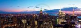 Shutterstock - Aerial New York City Kunstdruk 95x33cm
