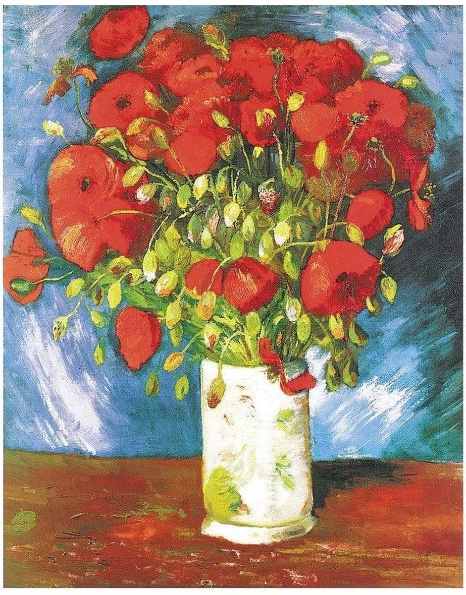 PGM Kunstdruk Vincent Van Gogh - Poppies 40x50cm Divers