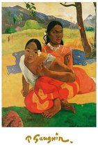 Paul Gauguin - Deux Tahitiennes Kunstdruk 50x70cm