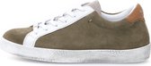KUNOKA Alex galaxy safari green - Sneakers Dames - maat 39 - Groen Wit