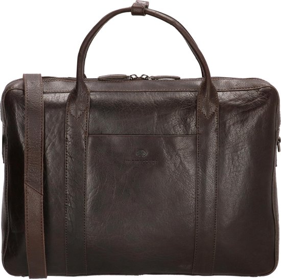 Micmacbags Legacy Laptoptas Donkerbruin