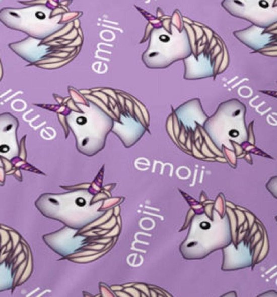Emoji Unicorn - Fleeceplaid - 100 x 150 cm - Multi