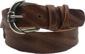 Bruine riem - MasterLux Saddle  Dames riem - Broekriem Dames - Dames riem -  Dames riemen - heren riem - heren riemen - riem - riemen - Designer riem - luxe