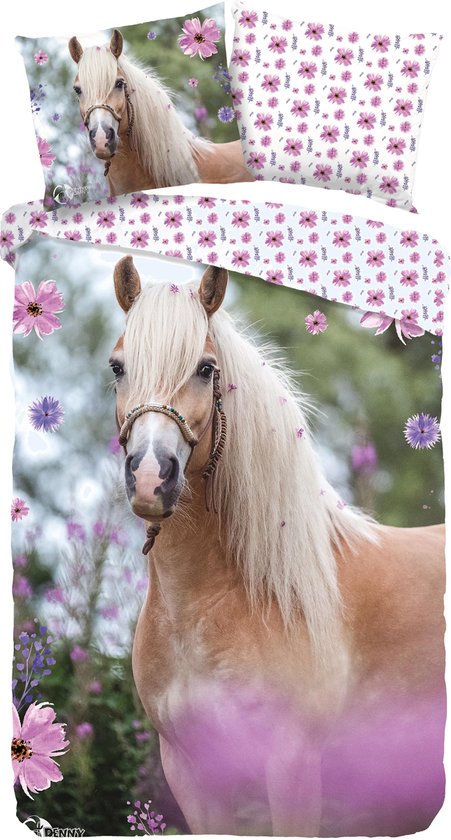 Paarden | Dekbedovertrek Fleur 140x200