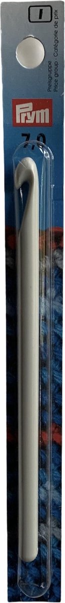 Wolhaaknaald kunststof grijs 14 cm 7,00 mm