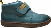 naturino velcro effen lederen hoge sneakers 4190 Petrol mt 35
