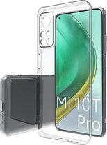 DrPhone Xiaomi Mi 10T TPU Hoesje - Ultra Dun Premium Soft-Gel Case met volledige Camera bescherming- Transparant