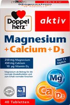Doppelherz Magnesium + calcium + vitamine D3 (40 tabletten)