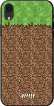 iPhone Xr Hoesje TPU Case - Minecraft - Grass #ffffff