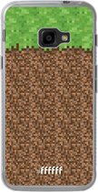 Samsung Galaxy Xcover 4 Hoesje Transparant TPU Case - Minecraft - Grass #ffffff