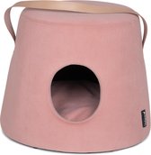Flueel Roze kattenmand / hondenmand Marie - 45 cm