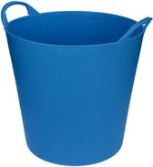 Seau flexible / panier à linge / bac bleu 20 litres - Paniers de Paniers de rangement - Paniers à linge - Seaux flexibles