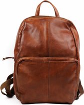 Bear Design Daan Leren Laptop Rugzak 14 inch - Cognac