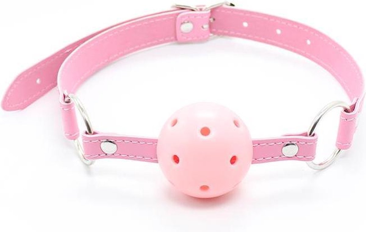 Goedkoopste Ball Gag Breathable Asjustable Ball 4,5 cm Pink