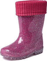 Gevavi Boots | Lily gevoerd kinderlaarsje PVC | Maat 21 | Roze