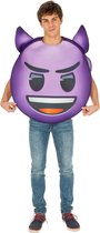 CHAKS - Duivelse Emoji kostuum voor volwassenen