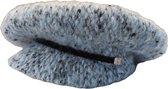 Dubbel gebreide baret met klep dames - 30% wol