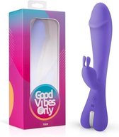 Trix Rabbit Vibrator - Good Vibes Only - Paars - Vibrator Tarzan