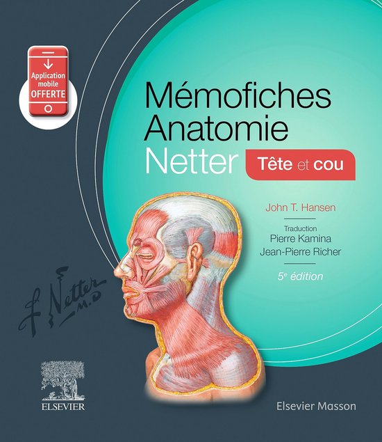 Mémofiches Anatomie Netter - Tête et cou - cover
