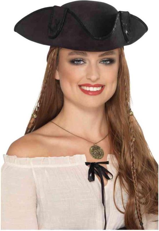 Piratenhoed Ella dames | Stoere hoed voor piratenfeesten Piratenhoed Ella dames | Stoere hoed voor piratenfeesten