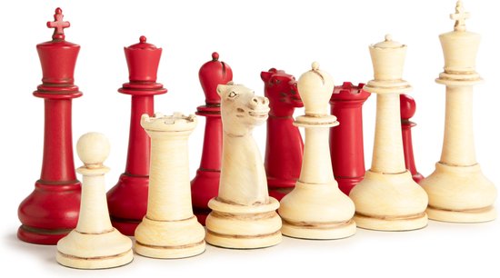 rollen Imperial Ontdek Authentic Models - Klassieke Staunton Schaakstukken "Classic Staunton Chess  Set" | bol.com