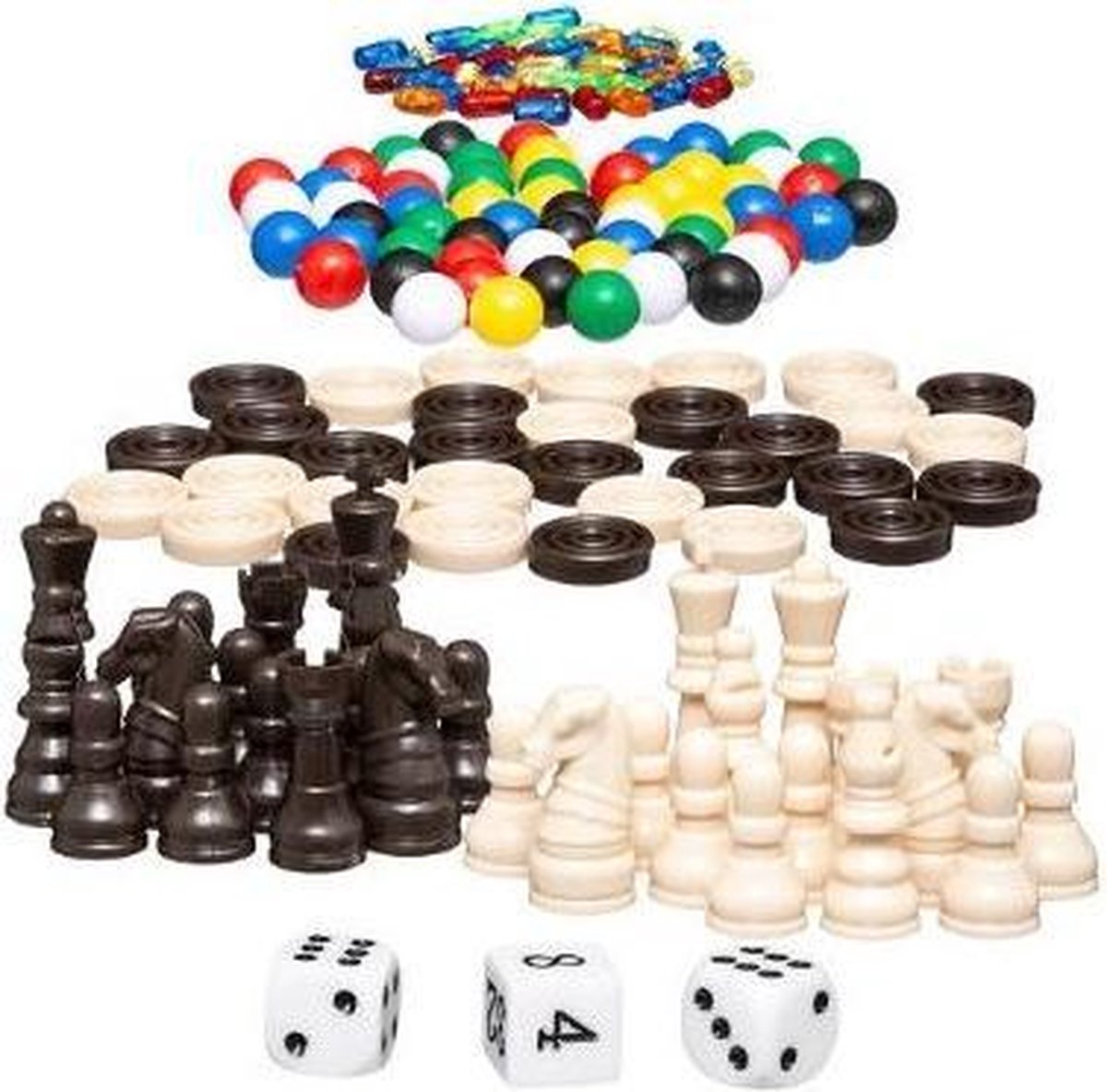 Luxe Houten Spellendoos - 10 Bordspellen in 1 - Cadeau tip — cadeau in Spellen & Speelgoed - foto 6