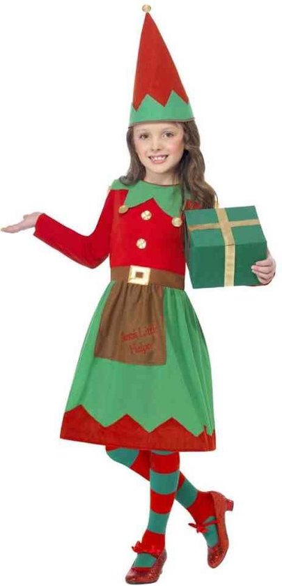 Verkleedpak Elf voor meisjes Kerst - Kinderkostuums - 122/134" | bol.com