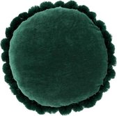 Unique Living sierkussen - Stig - 40Øcm - dark green