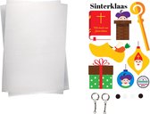 Knutselpakket krimpie dinkie krimpfolie Sinterklaas - knutselen meisjes