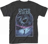 Enter Shikari Heren Tshirt -L- Sky Break Zwart