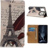 Samsung Galaxy S20 FE Book Case Hoesje met Print Eiffel Toren