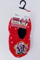 DISNEY MINNIE MOUSE PANTOFFELS - SLOFFEN VOOR KINDEREN -  MAAT 27/30 - ROOD