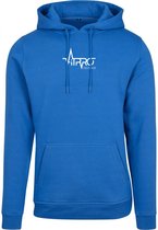 FitProWear Trui Heren - Blauw - maat L - Mannen - Hoodie - Trui  - Sweater - Sporttrui - Sportkleding - Casual kleding - Trui Heren - Blauwe trui - Katoen / Polyester - Trui Capuchon - Hoodie Capuchon