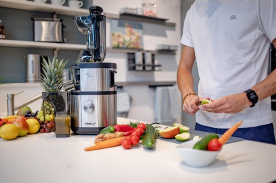 Steba E400 - Slowjuicer - 1000 ml - 400 Watt - groente & fruit - RVS van Steba — afbeelding 5