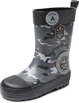 Kinder Regenlaars Gevavi Boots | Kris Kinderlaarsje Rubber | Maat 21 | Grijs/Zwart