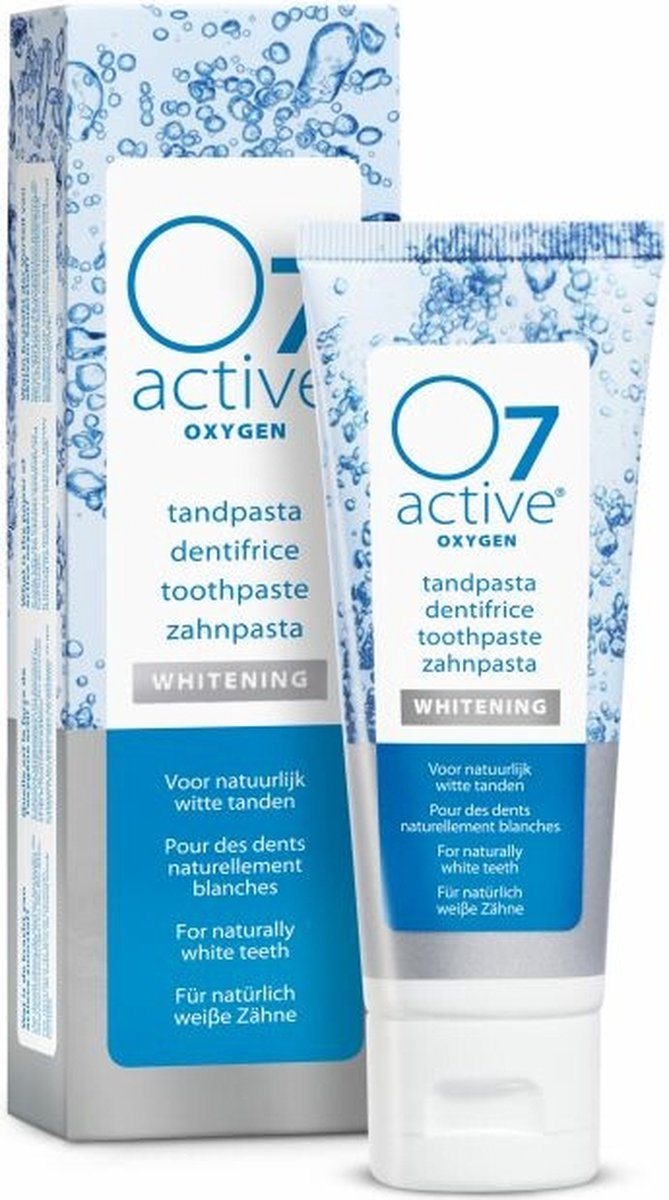 6x O7 Active Tandpasta Whitening 75 ml