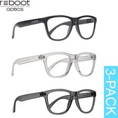 3-PACK | Blauw Licht Bril | Computerbril | Beeldschermbril | Gamebril | Unisex | Beeldscherm | UV400