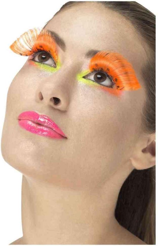 Fever - 80s Polka Dot Neon Nepwimpers - Oranje