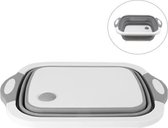 Snijplank - Keuken Accessoires - Spoelbak - 3 In 1 -  Uitklapbaar - Wit